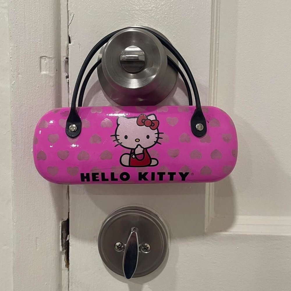 Hello Kitty pink y2k cute glasses carrying case